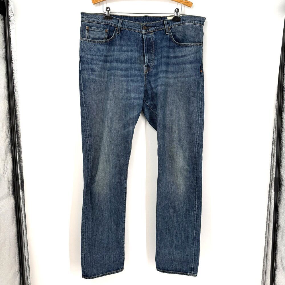 Imogene Willie Jeans 40x35 Barton Slim Vidalia Mills Selvedge Dark Wash Men